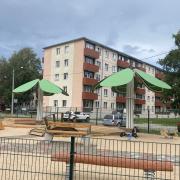 Karjamaa mänguväljaku Lill varjualused